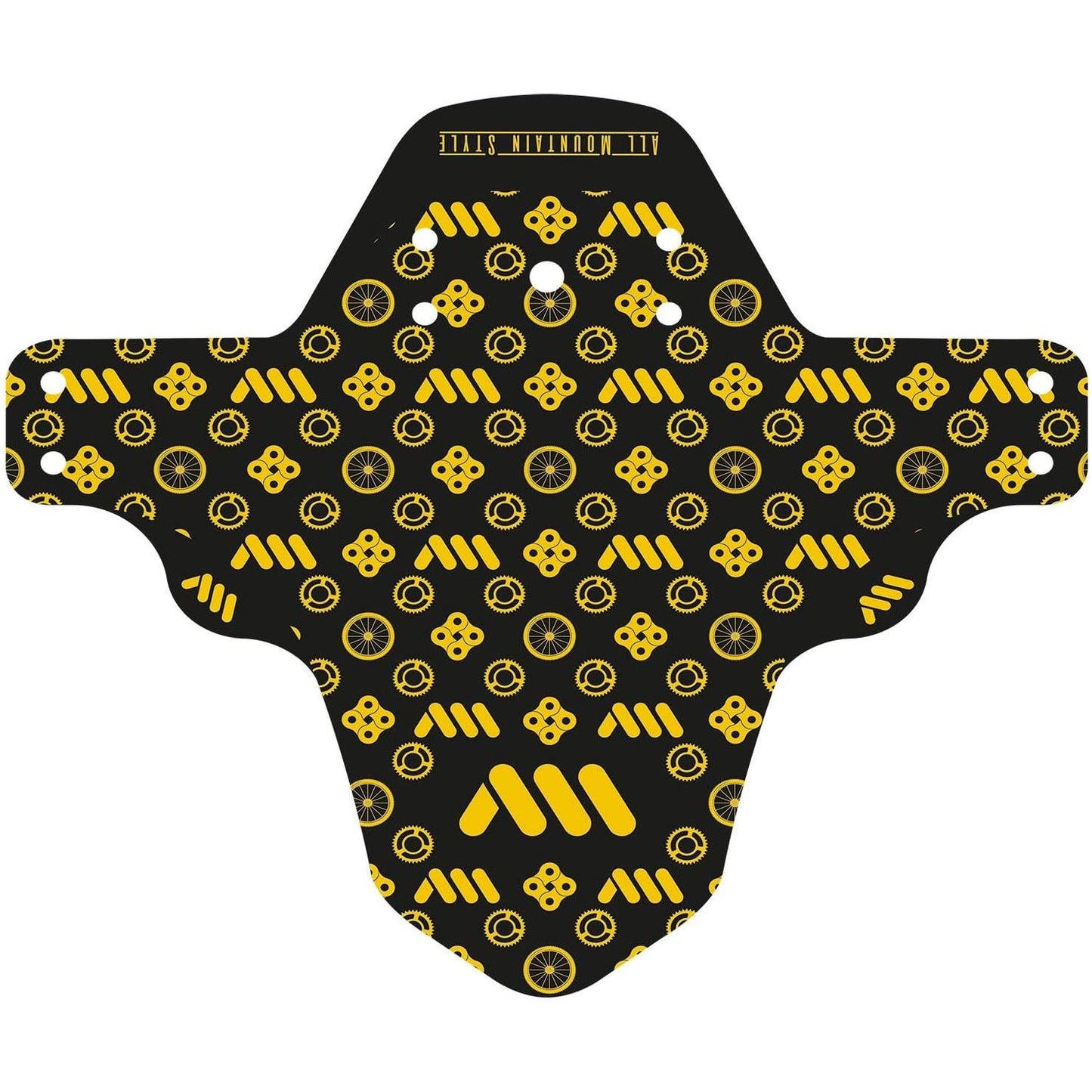 All Mountain Style AMS Front Mud Guard - Gold Couture