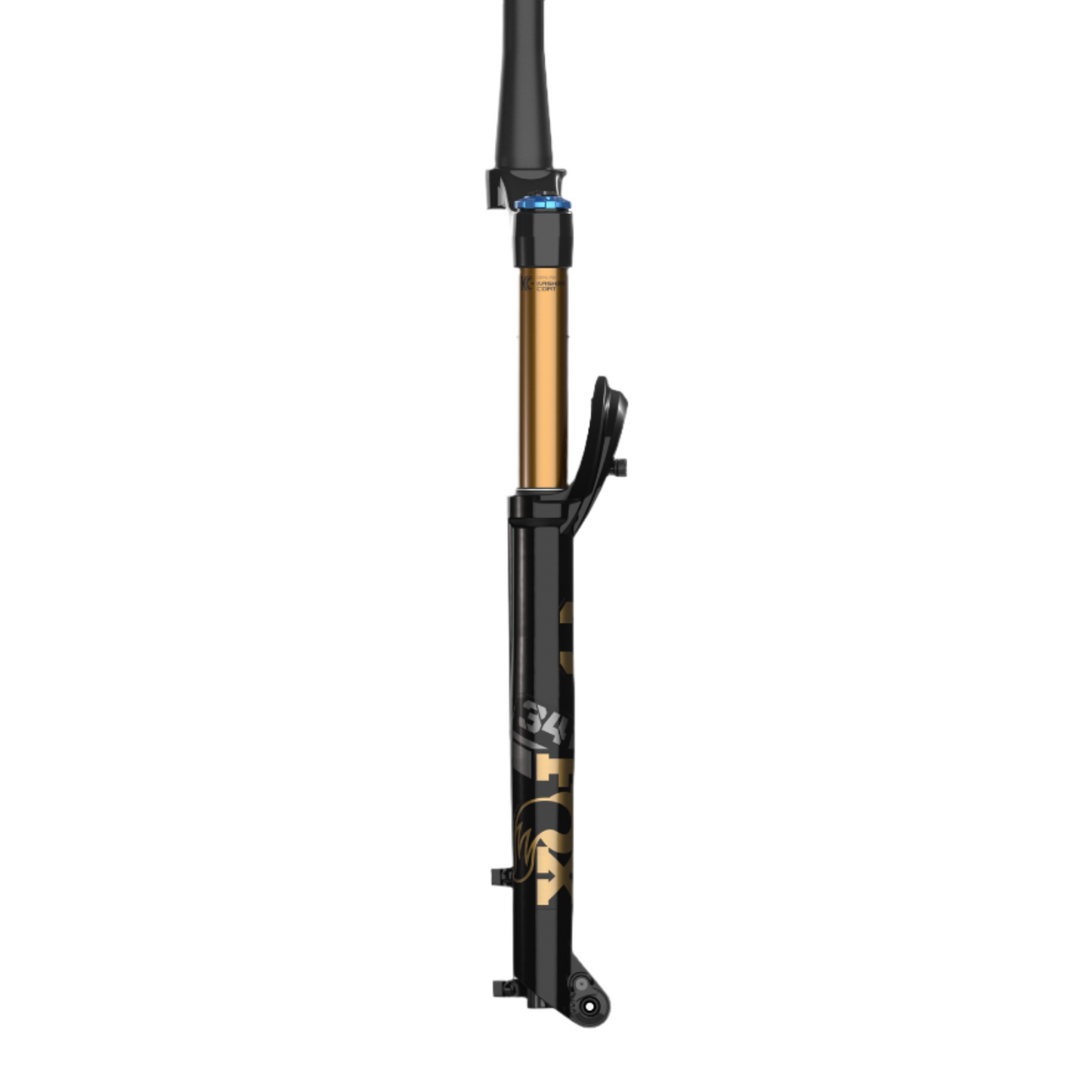 Fox Factory Fox 34 Float Factory Series Fork - 29inch - 1 1/8th - 1.5 Inch Tapered - 15x110mm Boost - 140mm Travel - 44mm - Grip X - HSC/LSC/LSR - Shiny Black