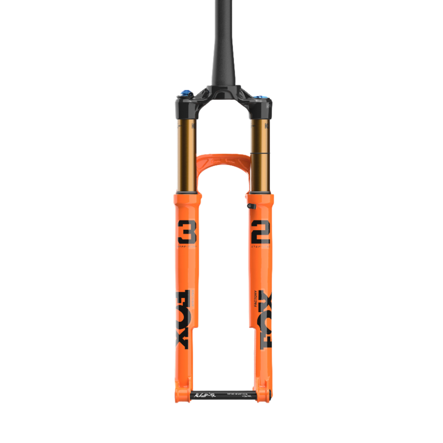 Fox Factory Fox 32 Float Step Cast Factory Series Fork - 29 Inch - 1 1/8th - 1.5 Inch Tapered - 15x110mm Boost - 100mm Travel - 44mm - Grip SL - Push Lock - Shiny Orange