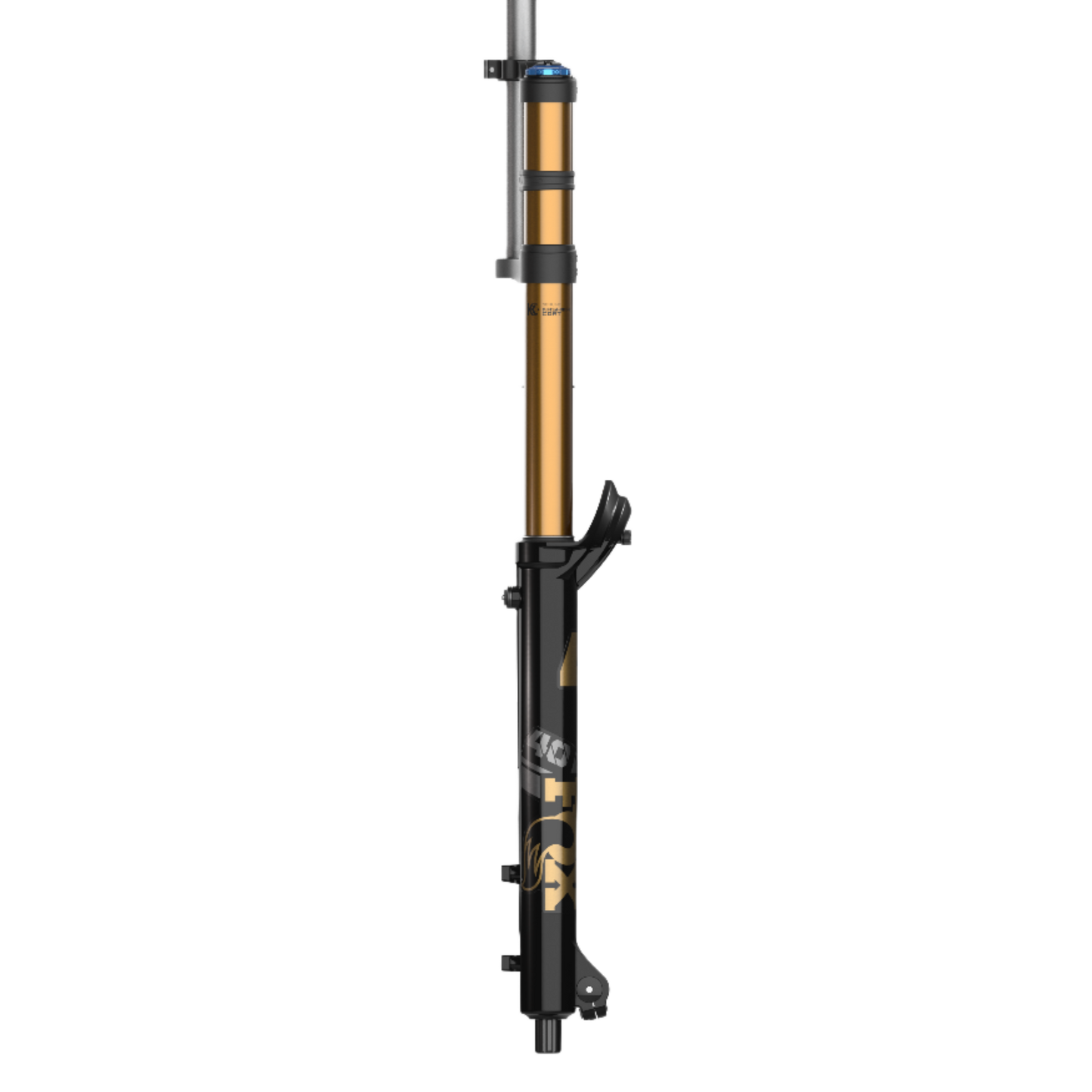Fox Factory Fox 40 Float Factory Series Fork - 27.5 Inch - 1 1/8th Inch Straight - 20x110mm Boost - 203mm Travel - 48mm - Grip X2 - HSC/LSC HSR/LSR - Shiny Black