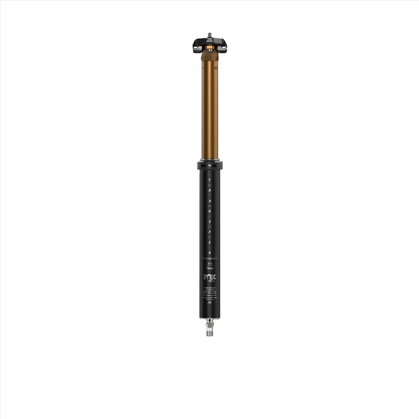 Fox Factory Transfer Factory Series Dropper Post - 31.6mm - Internal - Stealth - 210mm Drop - 569mm Length - No Remote Supplied