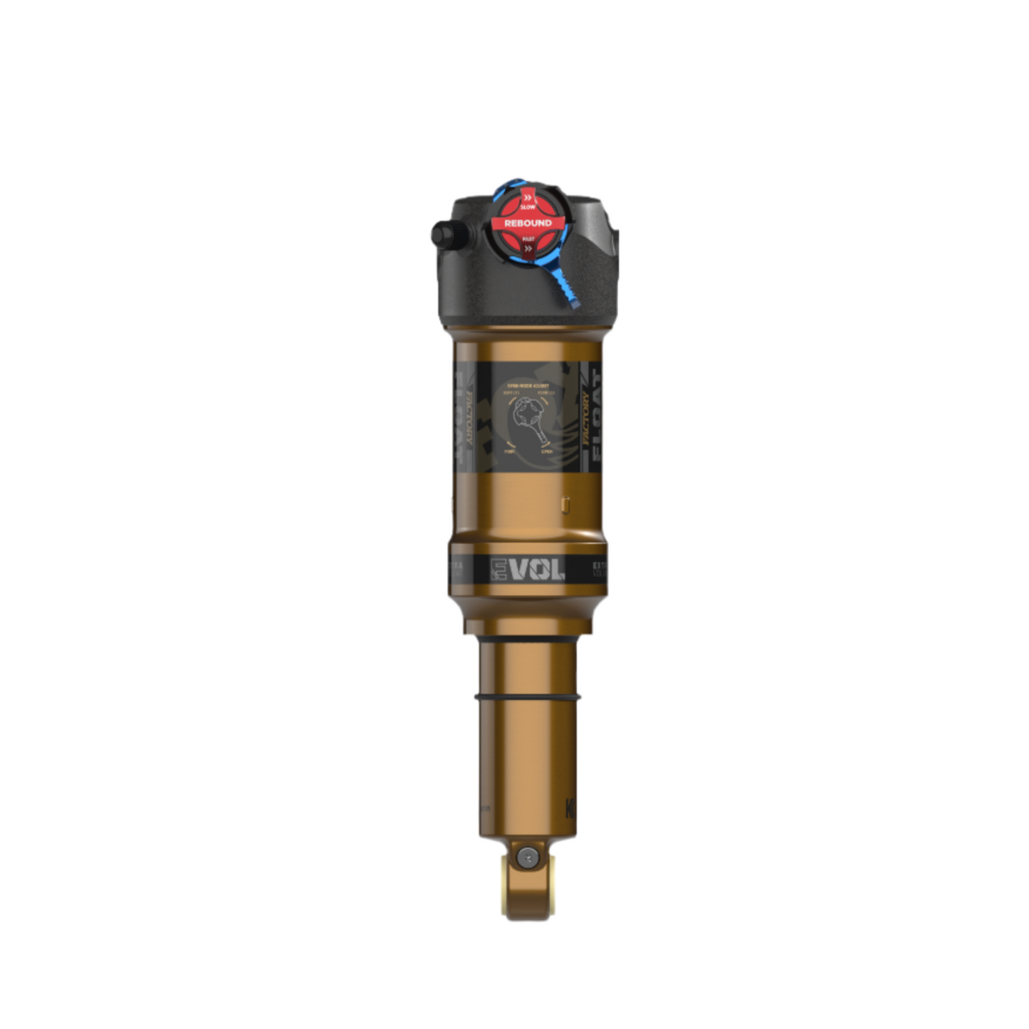 Fox Factory Float Factory Series Air Shock - Trunnion Mount - 185x50mm (Metric) - 2025 - 2 Pos Adj - Evol LV