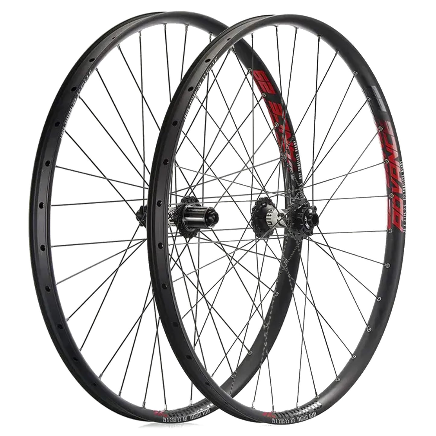 DaBomb Advance Wheelset - Front & Rear - 29 Inch - 15x110mm Boost & 12x148mm Boost - Aluminium - 35mm - 6 Bolt - XD Driver