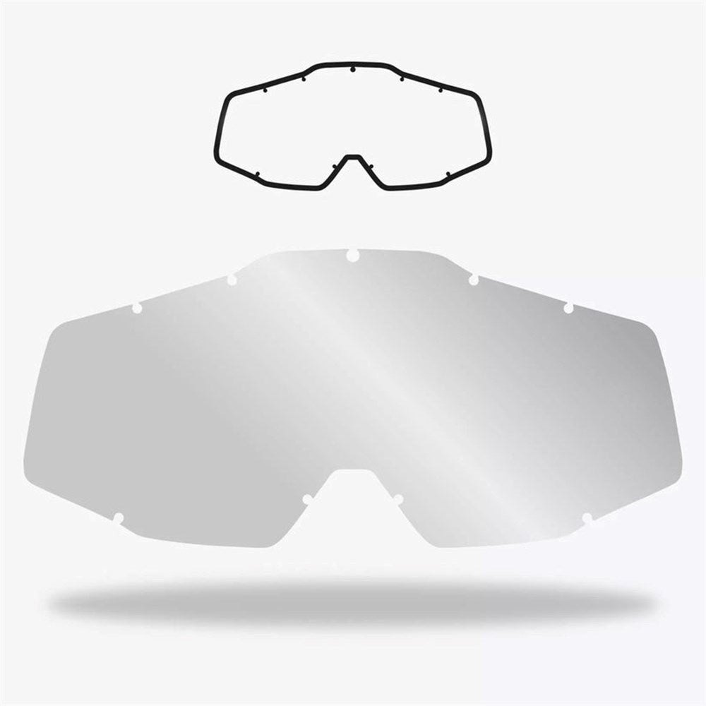 Armor Vision Impact Lens for 100 Percent Gen1 Goggles - No Pegs - Clear