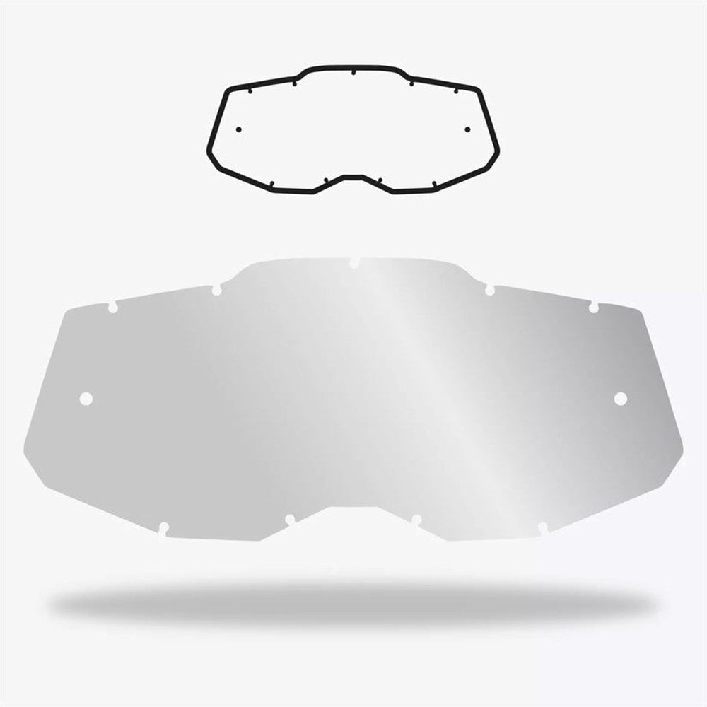 Armor Vision Impact Lens for 100 Percent Gen2 Goggles - Tear Off - Clear