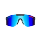 Pit Viper Original Wide Sunglasses - The Absolute Liberty - Red and Black and Blue - Mirror Polarized Lens