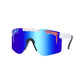 Pit Viper Original Sunglasses - The Absolute Freedom - Red and White and Blue - Mirror Polarized Lens