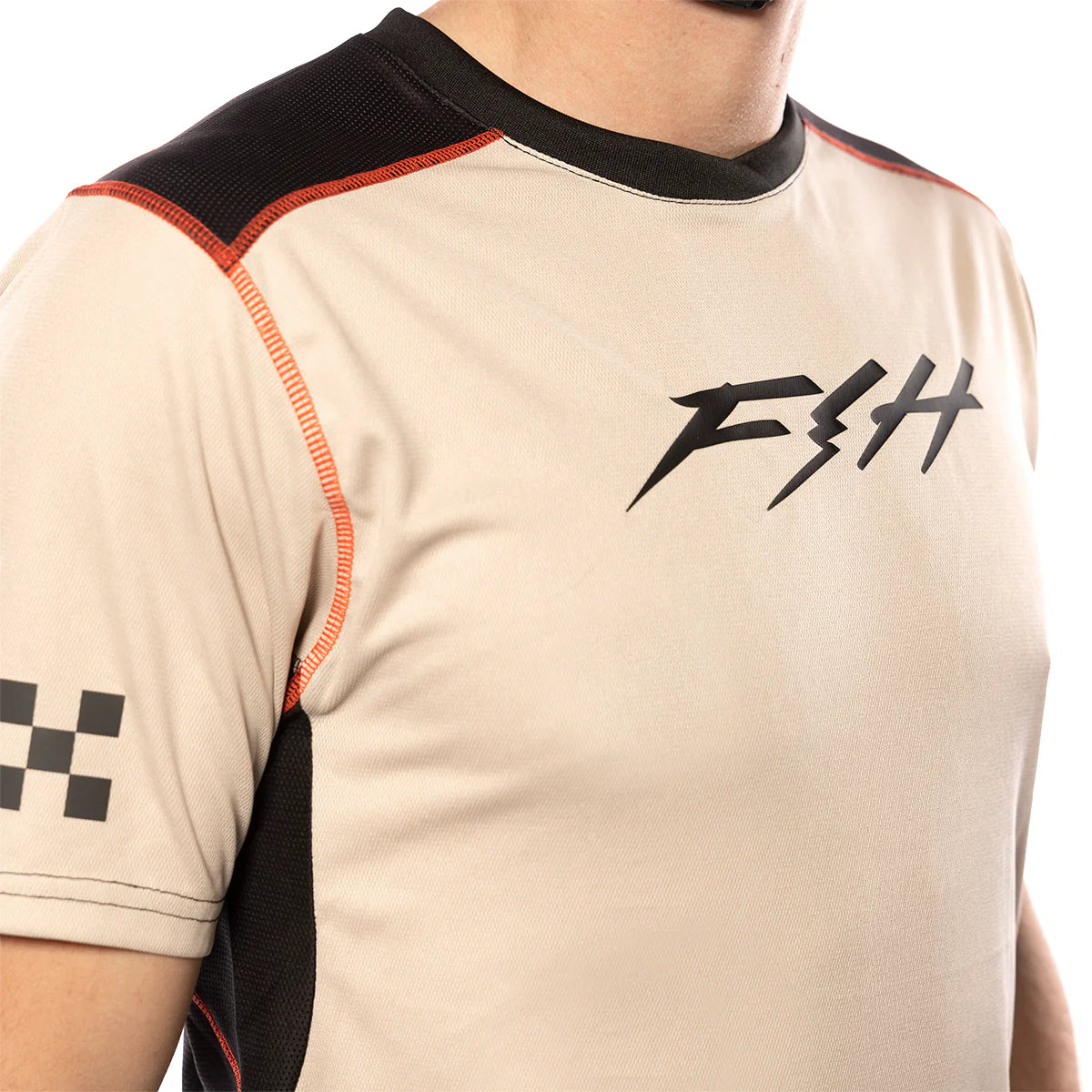 Fasthouse Alloy Ronin Short Sleeve Jersey - S - Cream