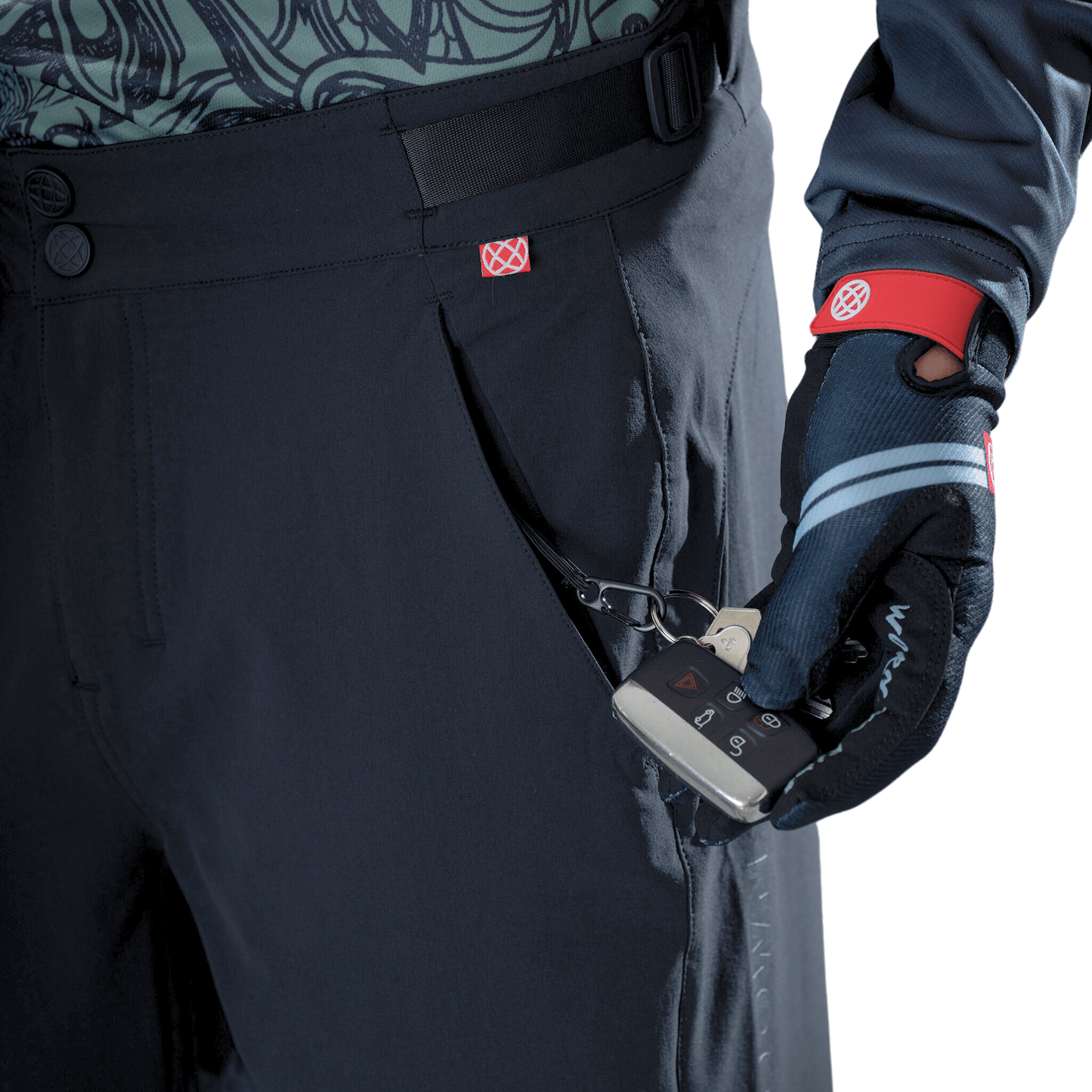 Rubber Side Down His Apex Shorts - S - Black