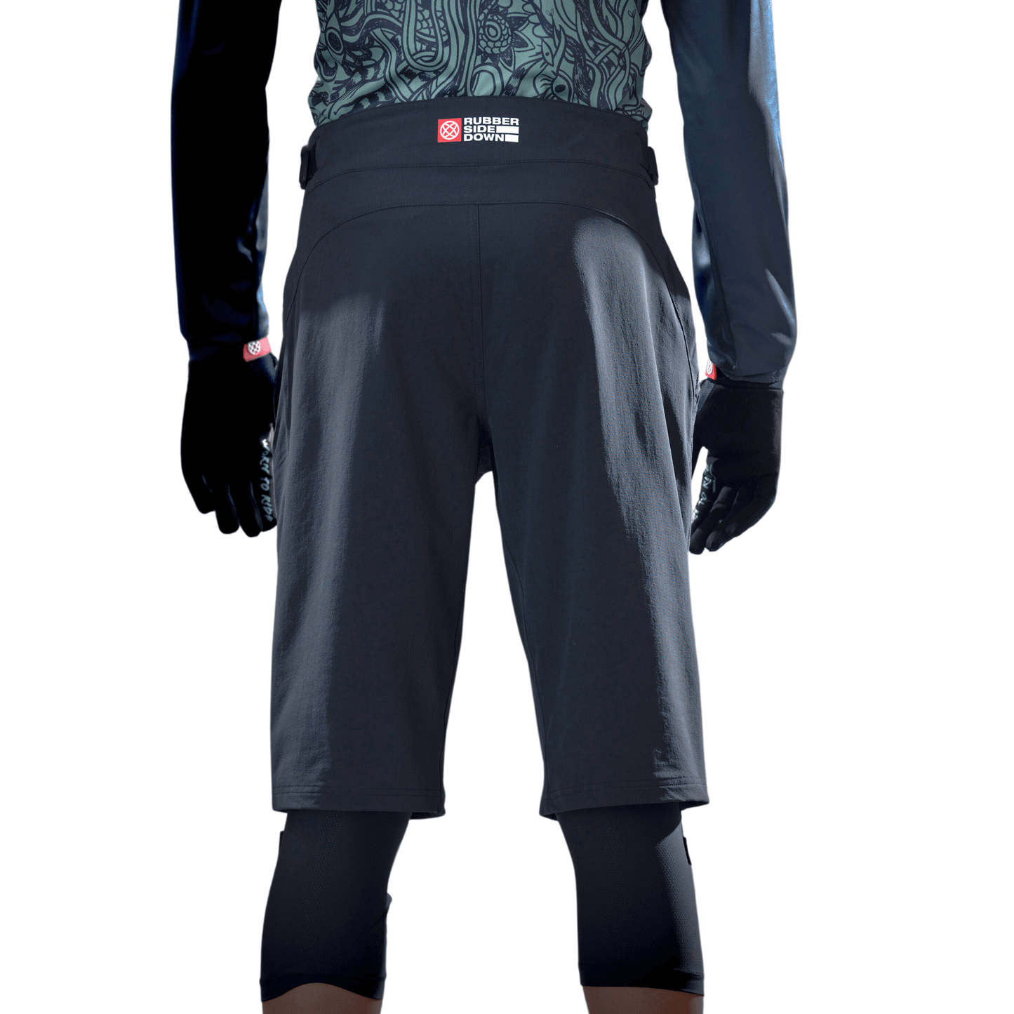 Rubber Side Down His Apex Shorts - 2XL - Black