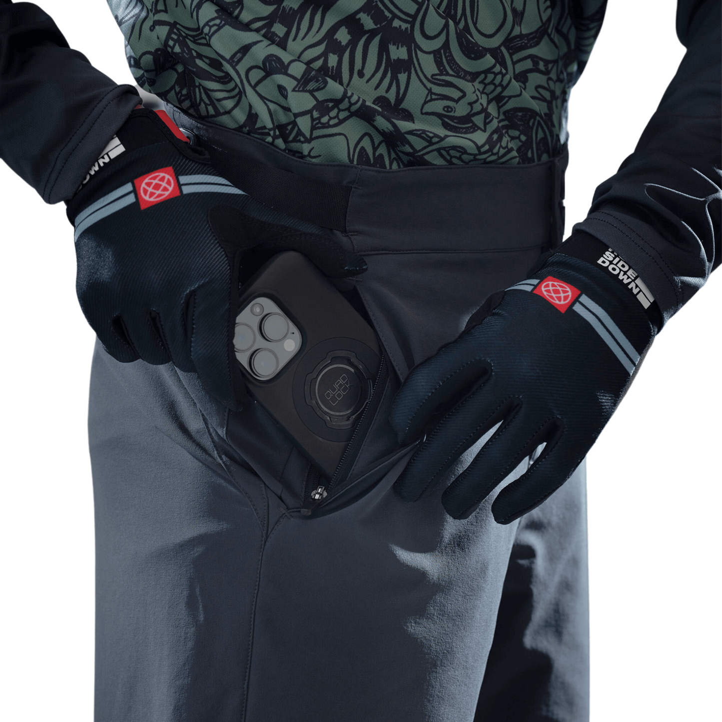 Rubber Side Down His Apex Shorts - S - Coal