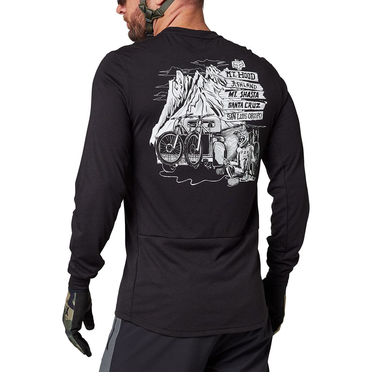 Fox Ranger Dri-Release Long Sleeve Jersey - S - Black
