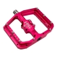 Burgtec Penthouse MK5 B-Rage Edition Steel Axle Alloy Flat Pedals - L - Toxic Barbie Pink