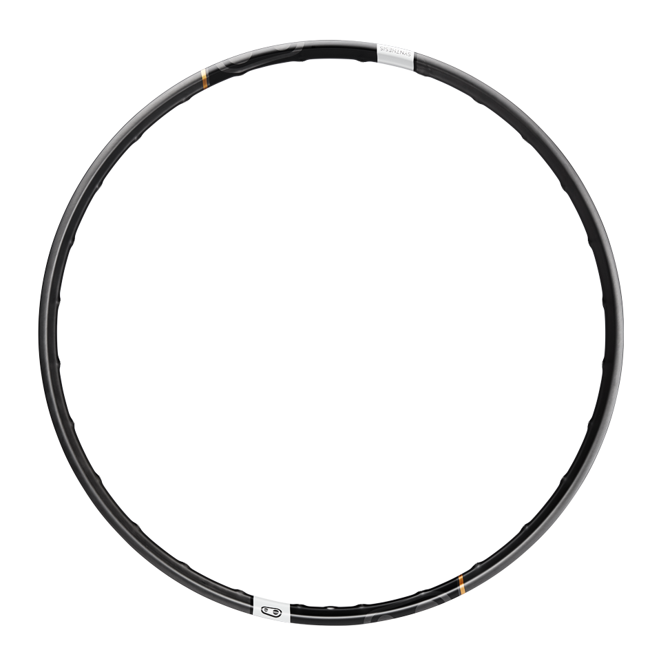 Crank Brothers Synthesis DH Front Rim - 27.5 Inch - 28 Hole - 31.5mm - Carbon - Black