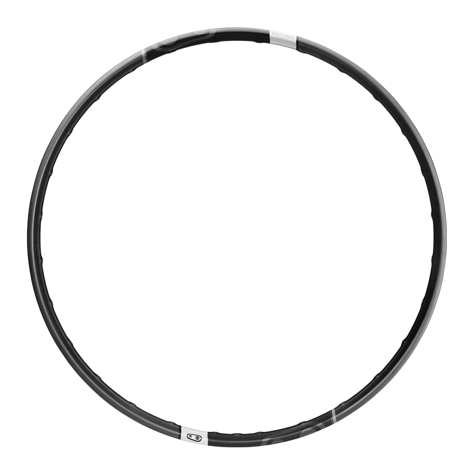 Crank Brothers Synthesis Enduro Front Rim - 27.5 Inch - 28 Holes - 31.5mm - Carbon - Black