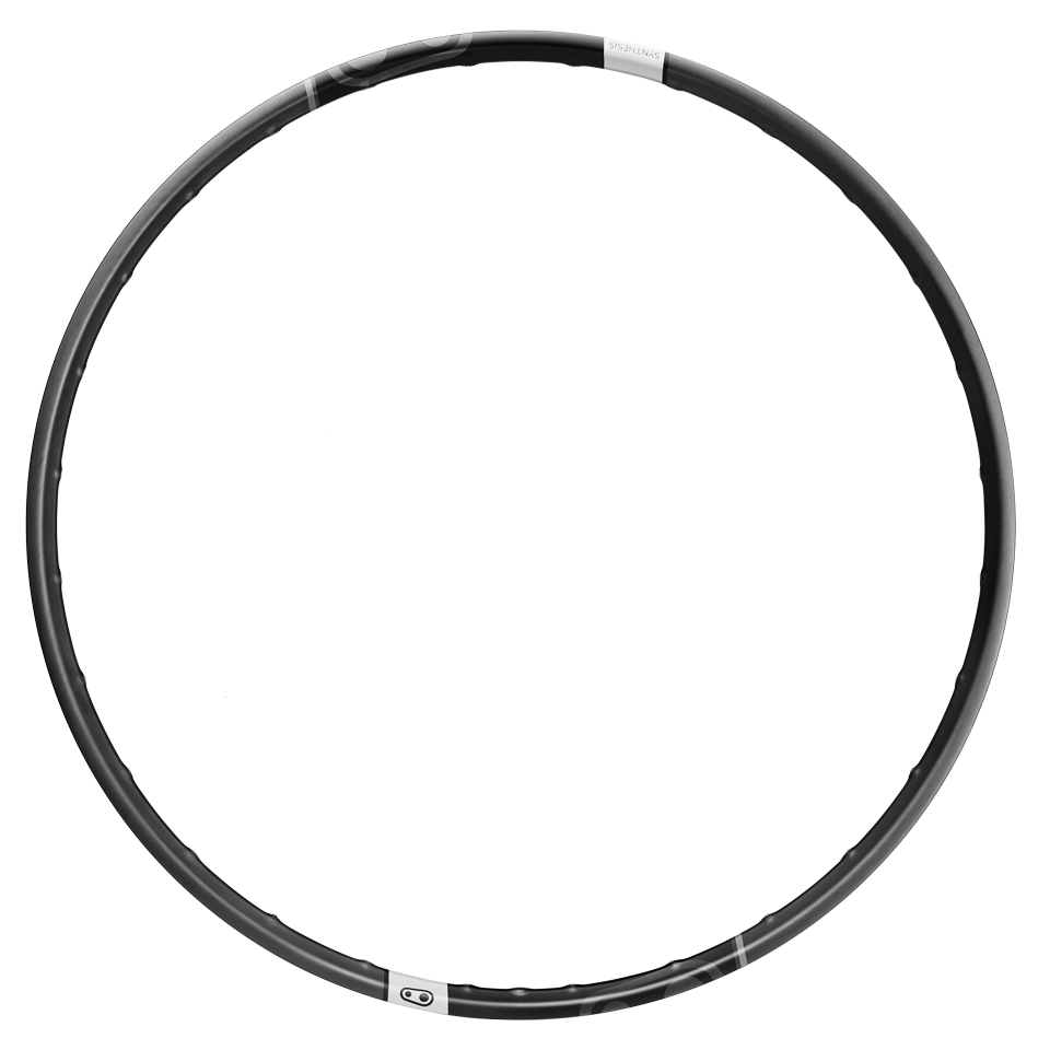 Crank Brothers Synthesis XCT Rear Rim - 29 Inch - 32 Hole - 24.5mm - Carbon - Black - Grey