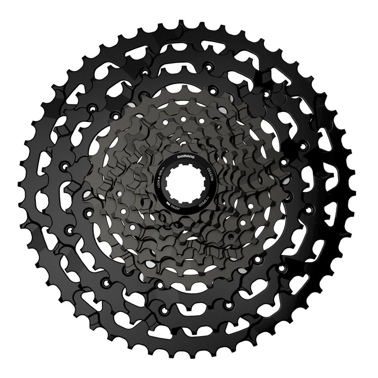 Shimano CUES CS-LG700 11 Speed Linkglide Cassette - 11 Speed - Shimano HG Splined - 11-45T - Black