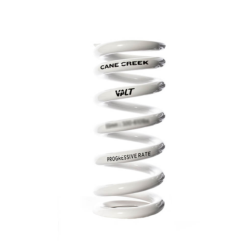 Cane Creek VALT Lightweight Progressive Rear Shock Spring - 45mm - 400-488lbs - White