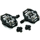 Cleanskin E-Clip In SPD Pedals - Black - Standard Size