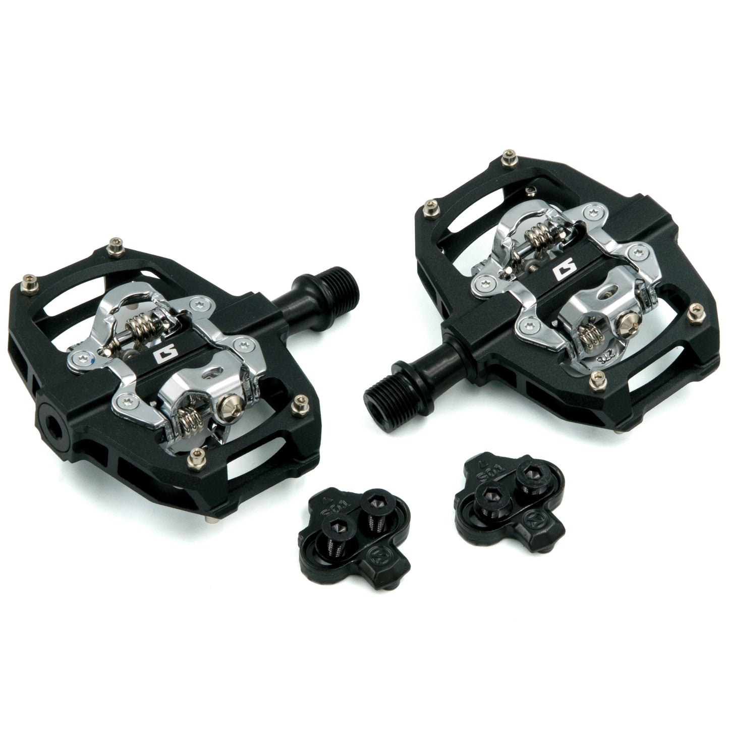 Cleanskin E-Clip In SPD Pedals - Black - Standard Size