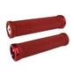 ODI BMX Ruffian V2.1 Lock On Grips - Single Lock On Grips - Dark Red