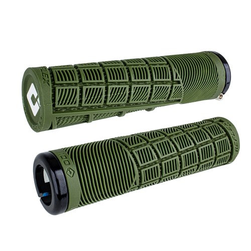 ODI Reflex V2.1 Lock On Grips - Single Lock On Grips - Army Green
