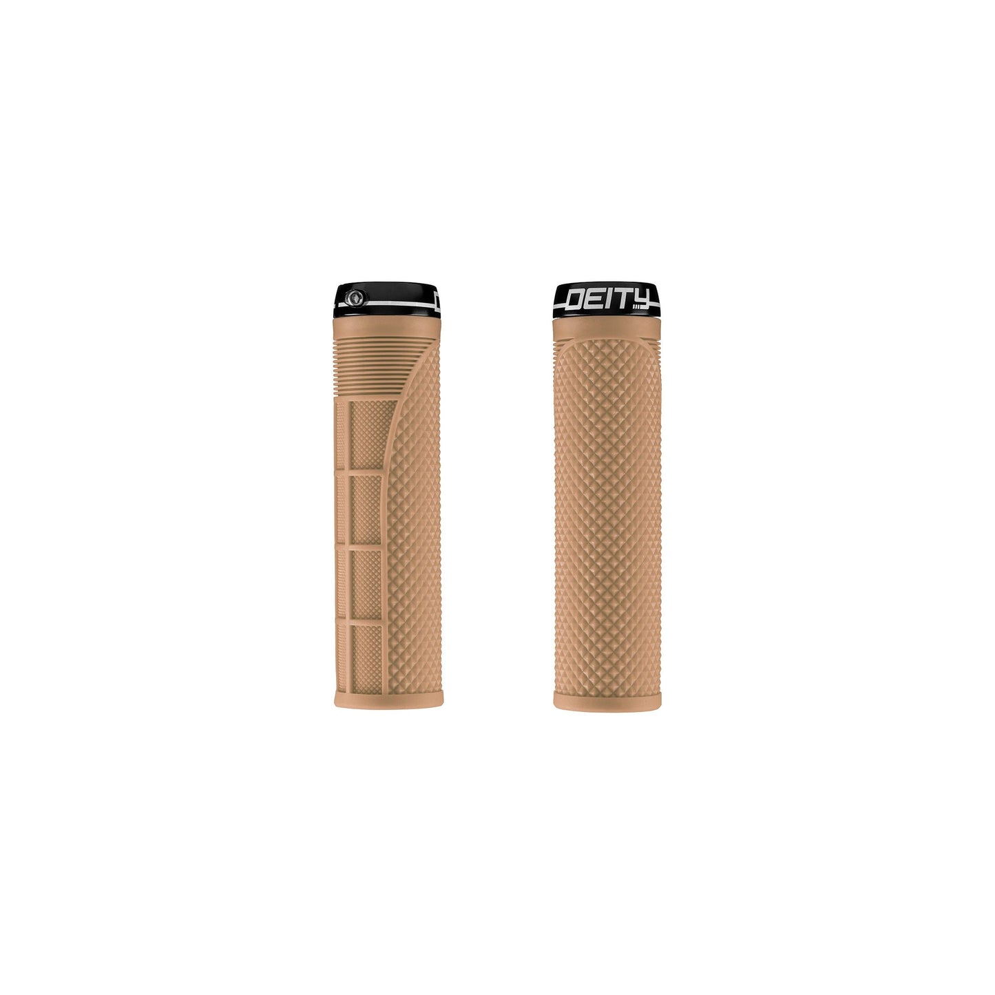 Deity Megattack Single Clamp Lock On Grips - Gum