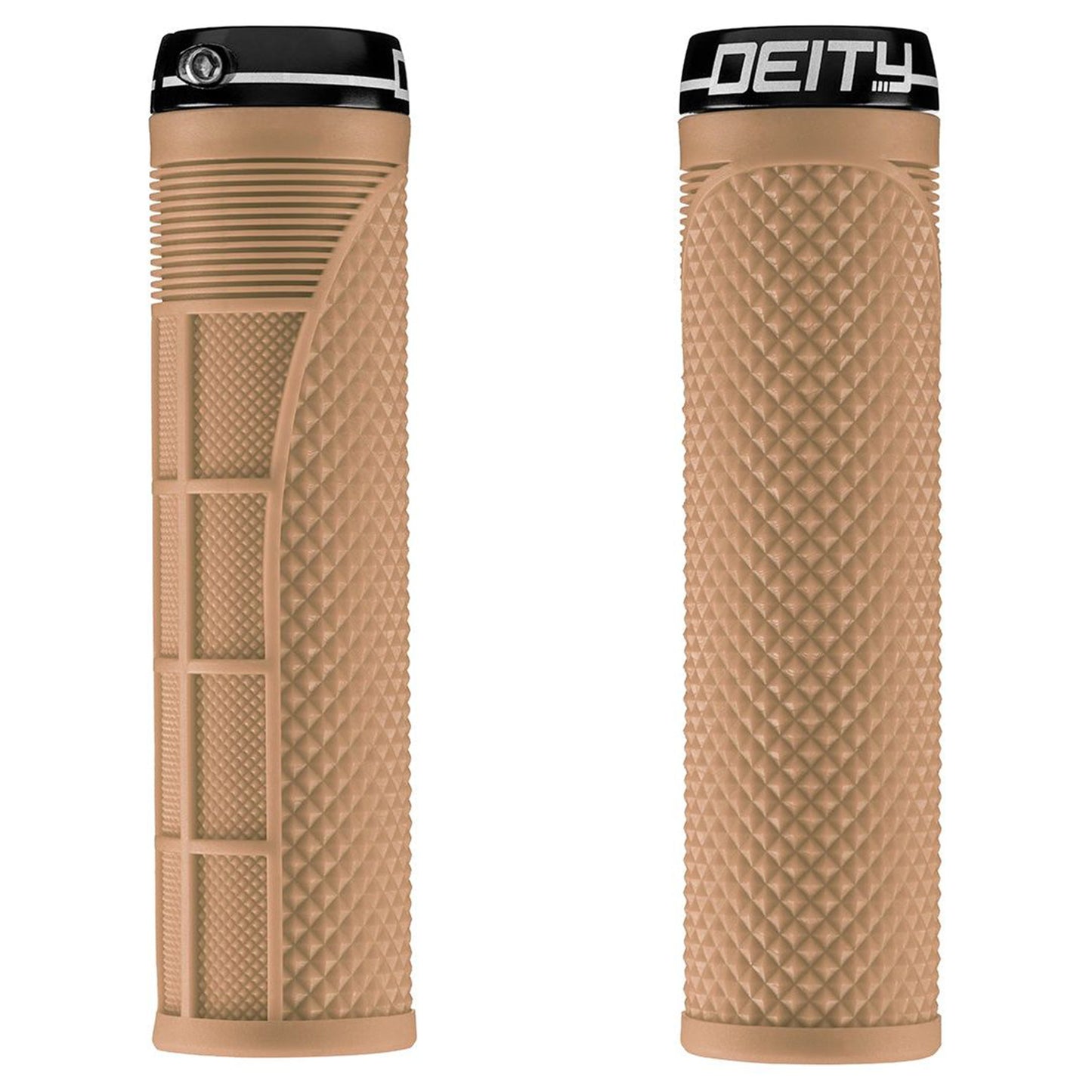 Deity Megattack Single Clamp Lock On Grips - Gum