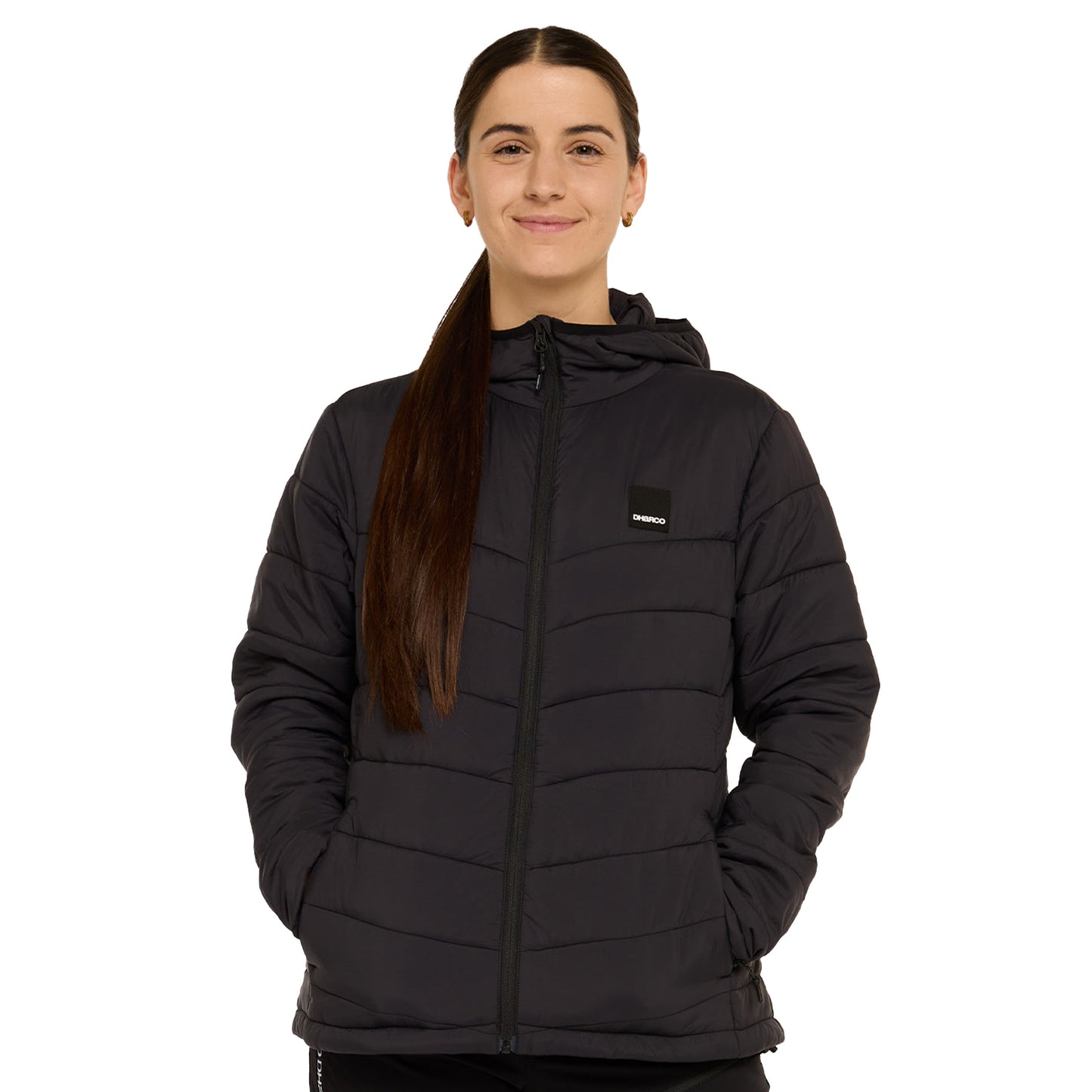 DHaRCO Womens Puffer Jackets - M - Black