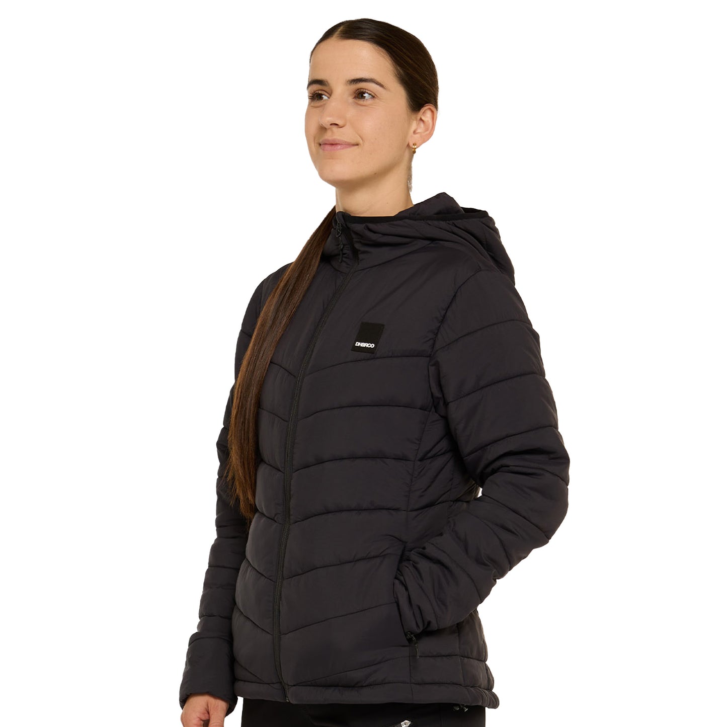 DHaRCO Womens Puffer Jackets - S - Black