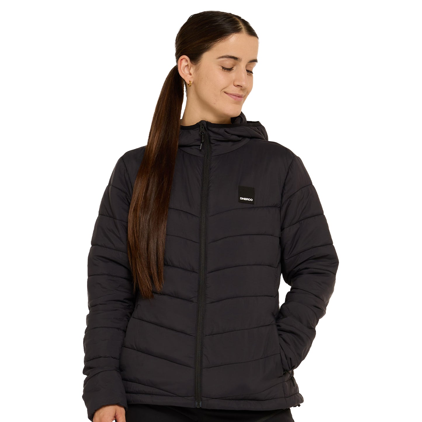 DHaRCO Womens Puffer Jackets - M - Black