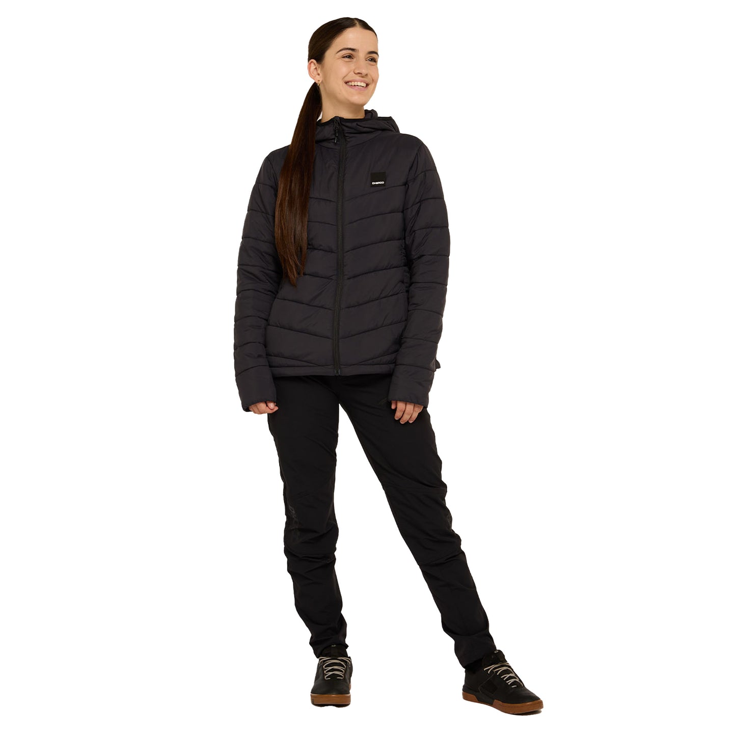 DHaRCO Womens Puffer Jackets - S - Black