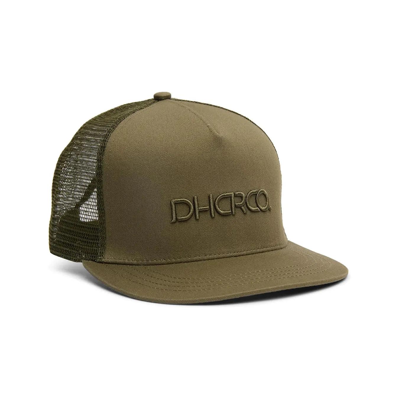 DHaRCO Flat Brim Trucker Hat - One Size Fits Most - Gorilla