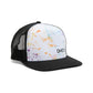 DHaRCO Kids Flat Brim Trucker Hat - Youth One Size Fits Most - Paint Splat