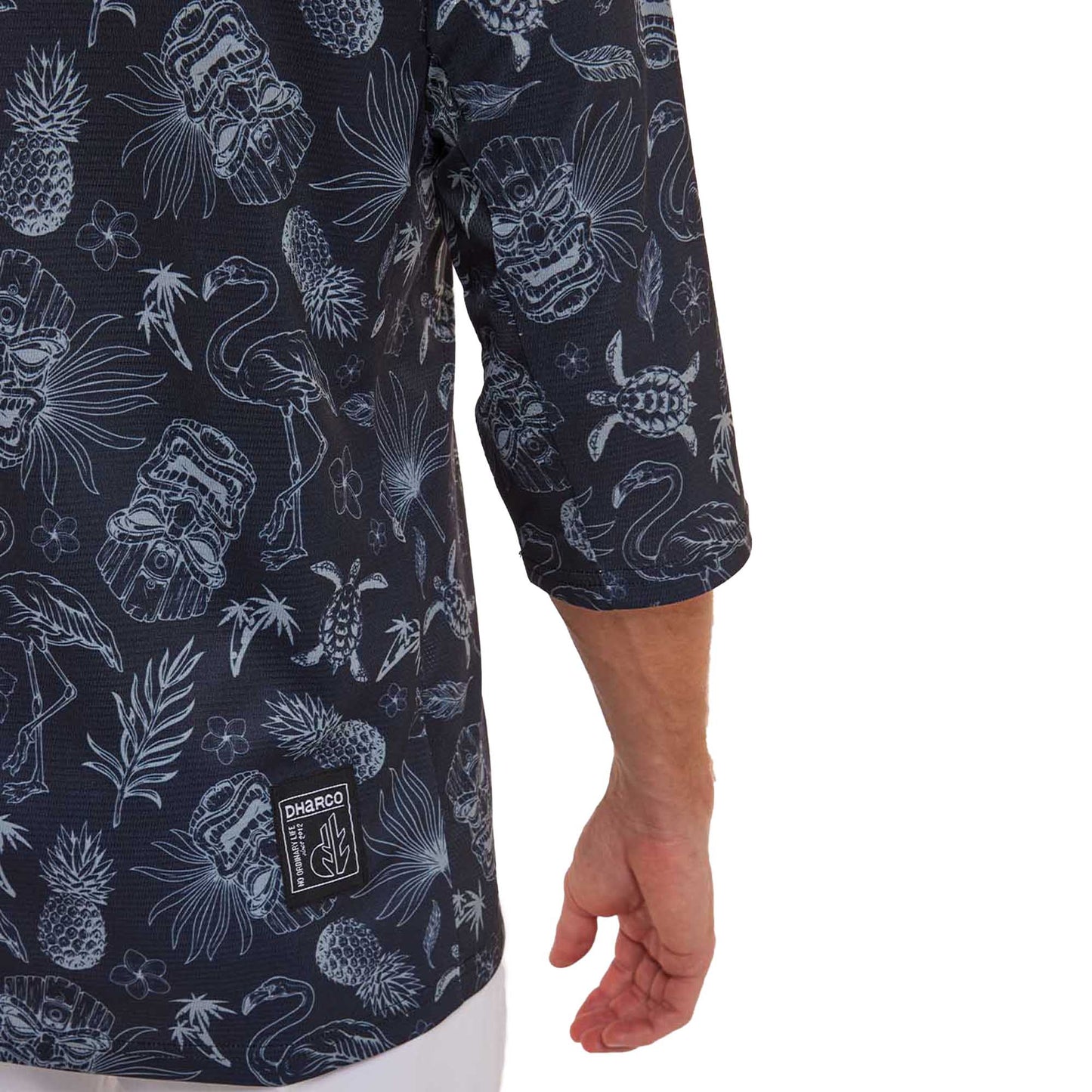 DHaRCO Men's 3-4 Sleeve Jersey - L - Dark Fraser