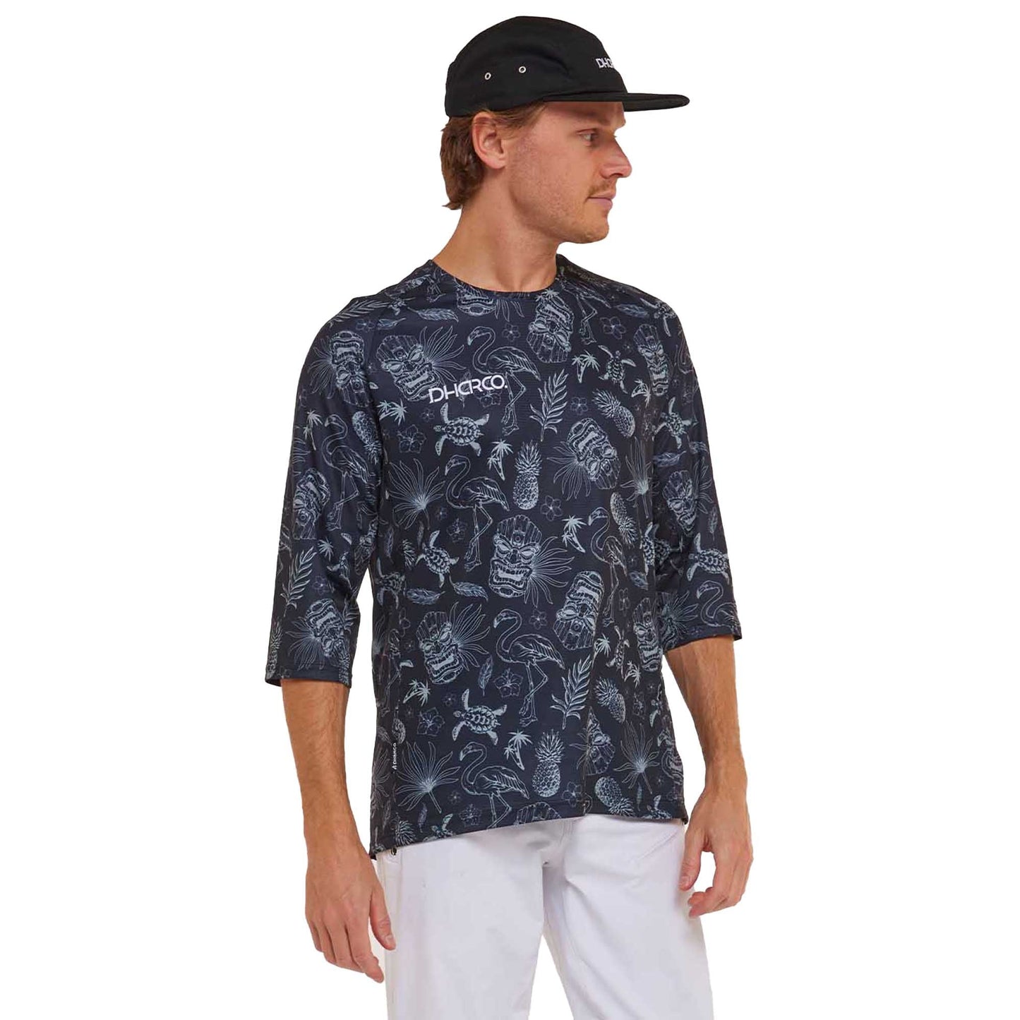 DHaRCO Men's 3-4 Sleeve Jersey - S - Dark Fraser