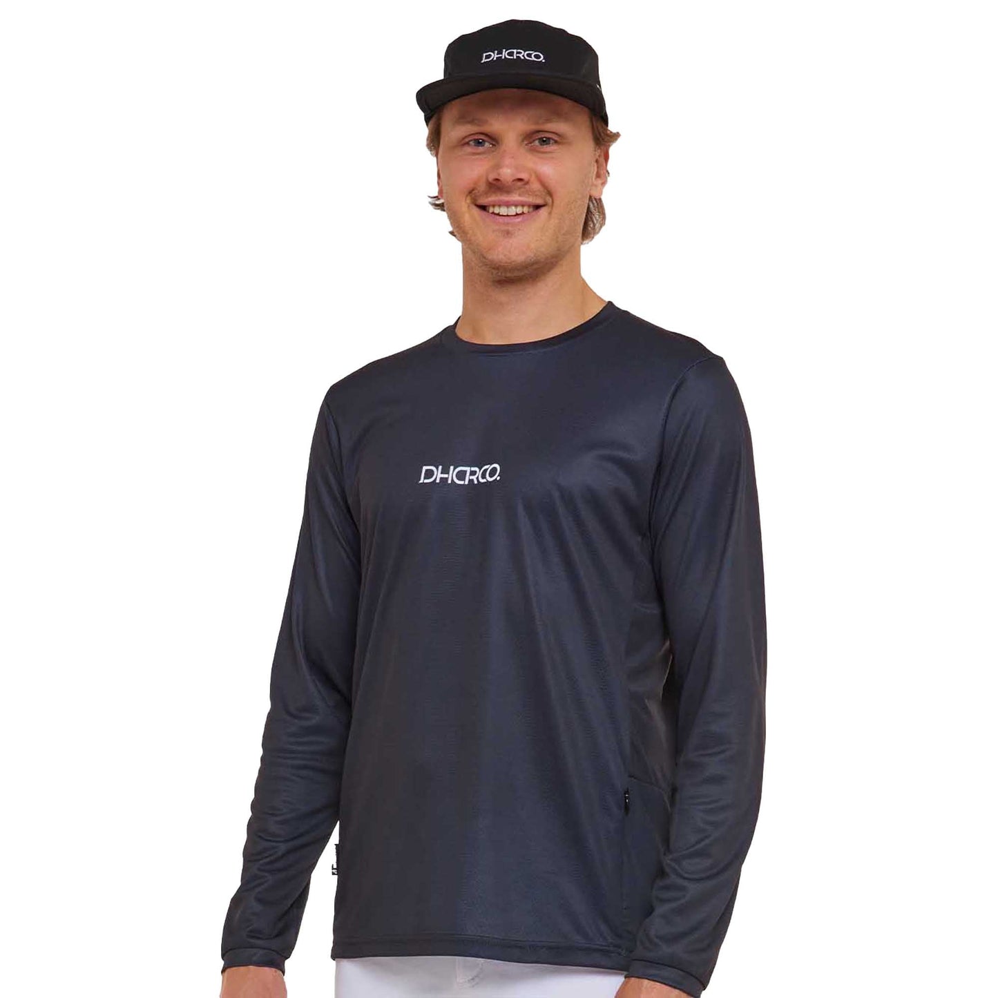 DHaRCO Men's Gravity Long Sleeve Jersey - L - Stealth