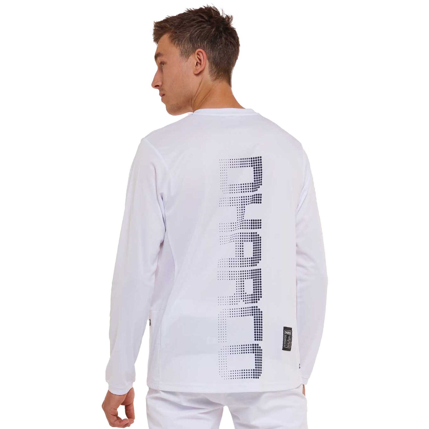 DHaRCO Men's Gravity Long Sleeve Jersey - L - White Out