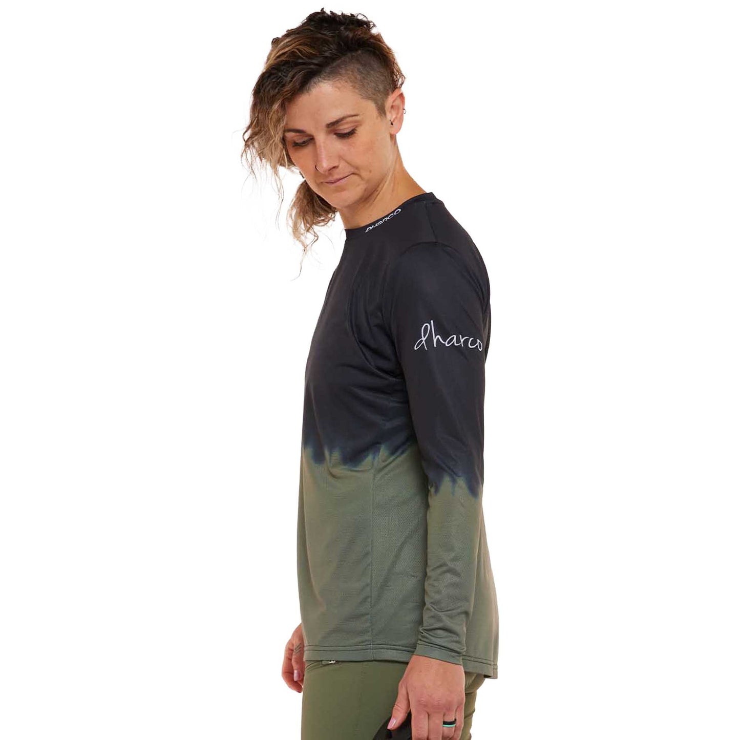 DHaRCO Women's Long Sleeve Race Jersey - Women's M - Fade to Black