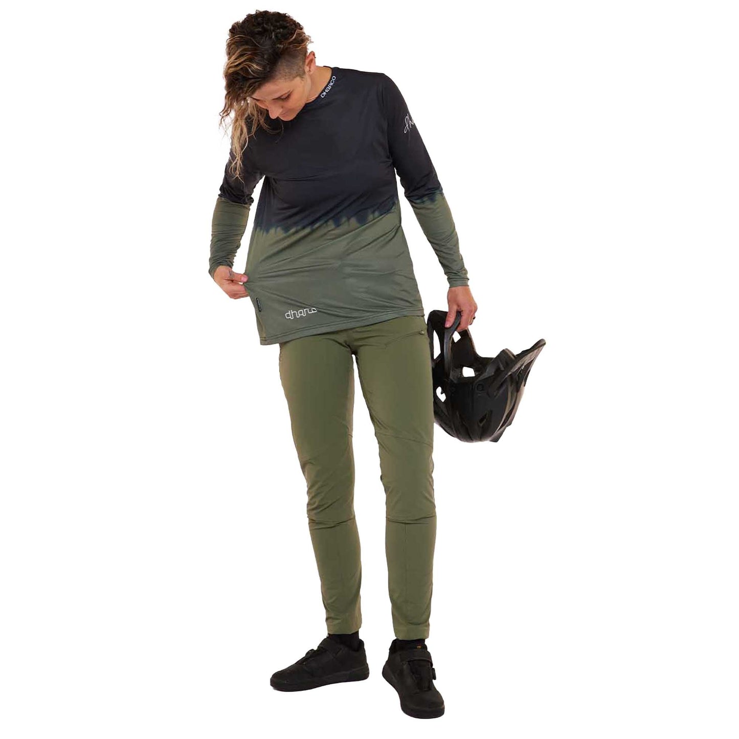 DHaRCO Women's Long Sleeve Race Jersey - Women's L - Fade to Black