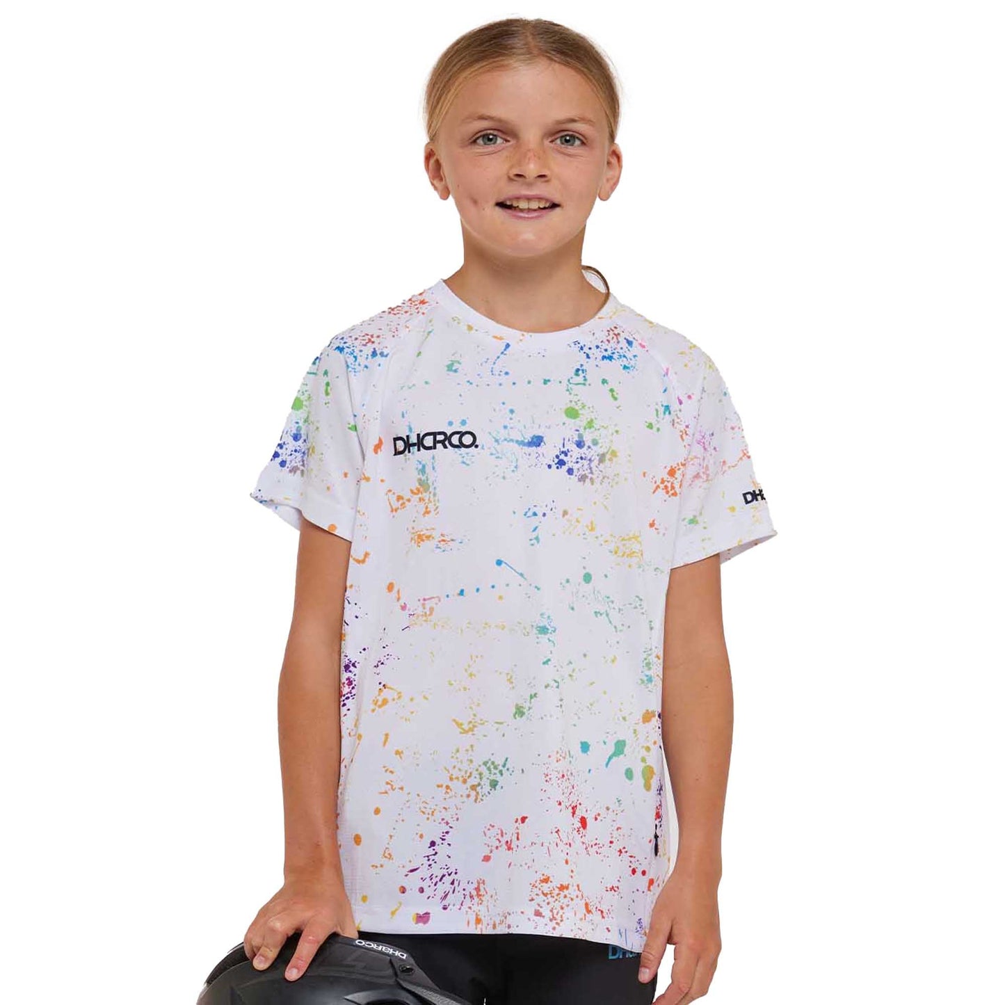 DHaRCO Youth Short Sleeve Jersey Youth XL Paint Splat MTB Direct