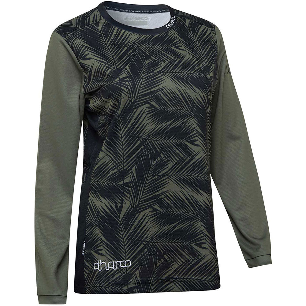 DHaRCO Women's Long Sleeve Gravity Jersey - S - Camo Blades