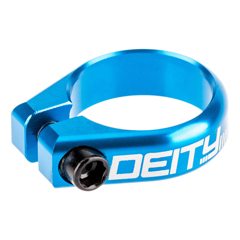 Deity Circuit Seatpost Clamp - 38.6mm - Blue