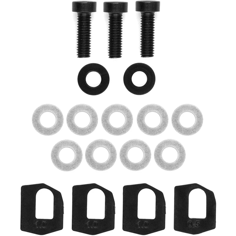 Dert Chain Guide or Bash Guard - Bolt and Spacer Kit - Black