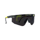 Pit Viper 2000s Sunglasses - The Cosmos - Black - Non-Polarized Smoke Z87+ Safety Rated Lens