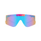 Pit Viper Flip-Offs Sunglasses - The Copacabana - Pink - Mirror Non-Polarized Lens