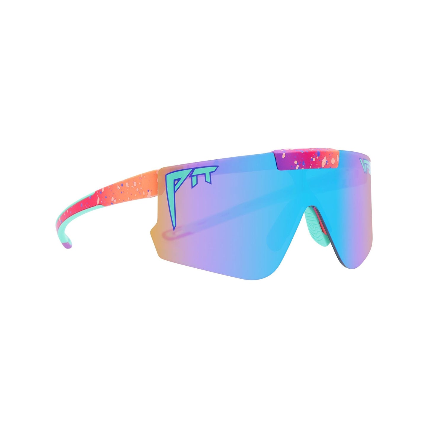 Pit Viper Flip-Offs Sunglasses - The Copacabana - Pink - Mirror Non-Polarized Lens