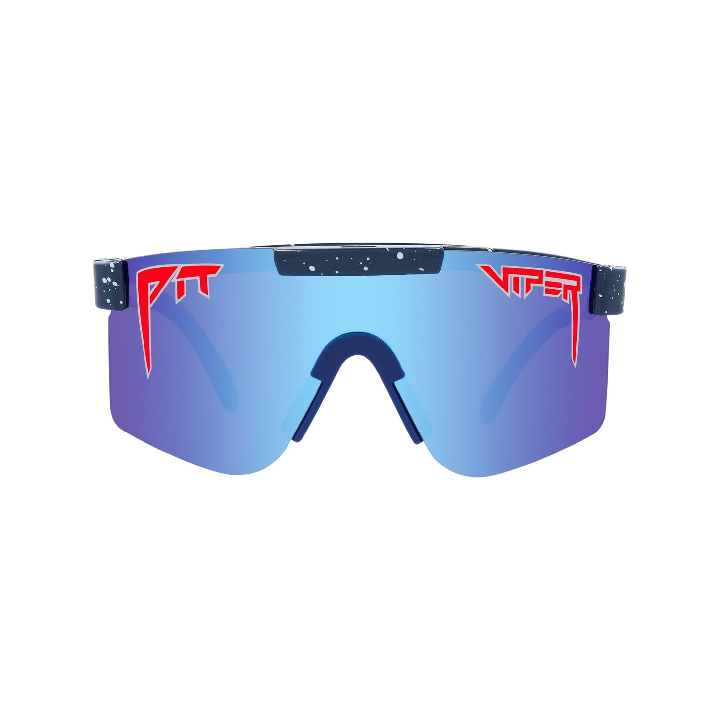 Pit Viper Original Sunglasses - The Basketball Team - Red and White and Blue - Mirror Polarized Lens