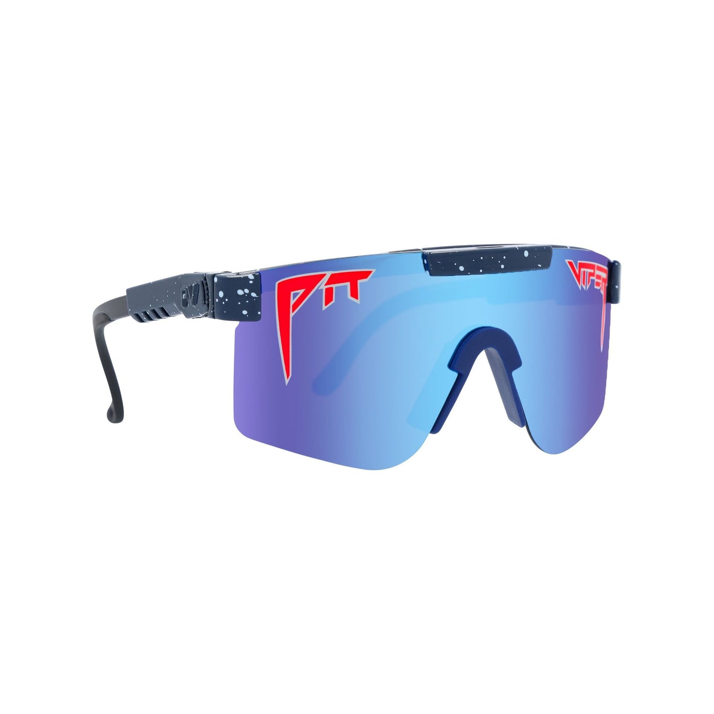 Pit Viper Original Sunglasses - The Basketball Team - Red and White and Blue - Mirror Polarized Lens