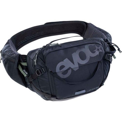 Evoc Hip Pack Pro 3L + 1.5L Bladder Hydration Pack - Black - 3L Pack - 1.5L Bladder